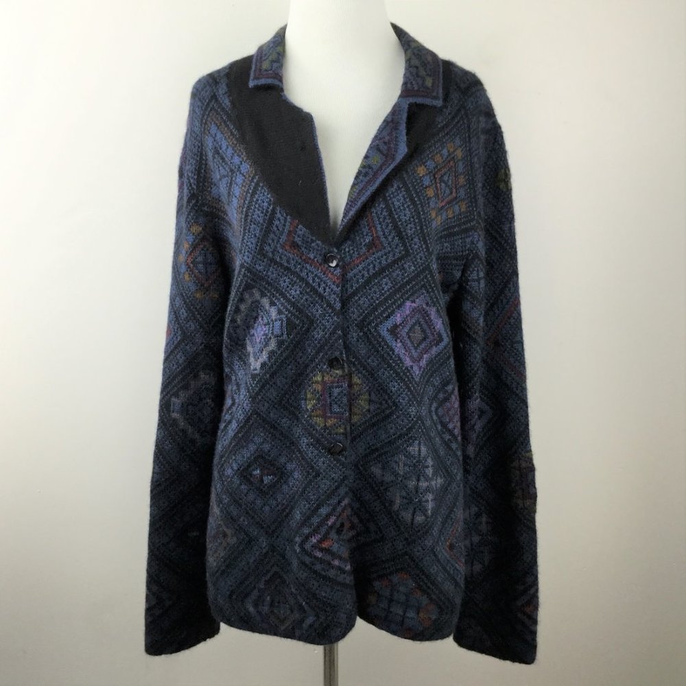 Peruvian Connection Alpaca Button Cardigan/Jacket m - Picture 8 of 8